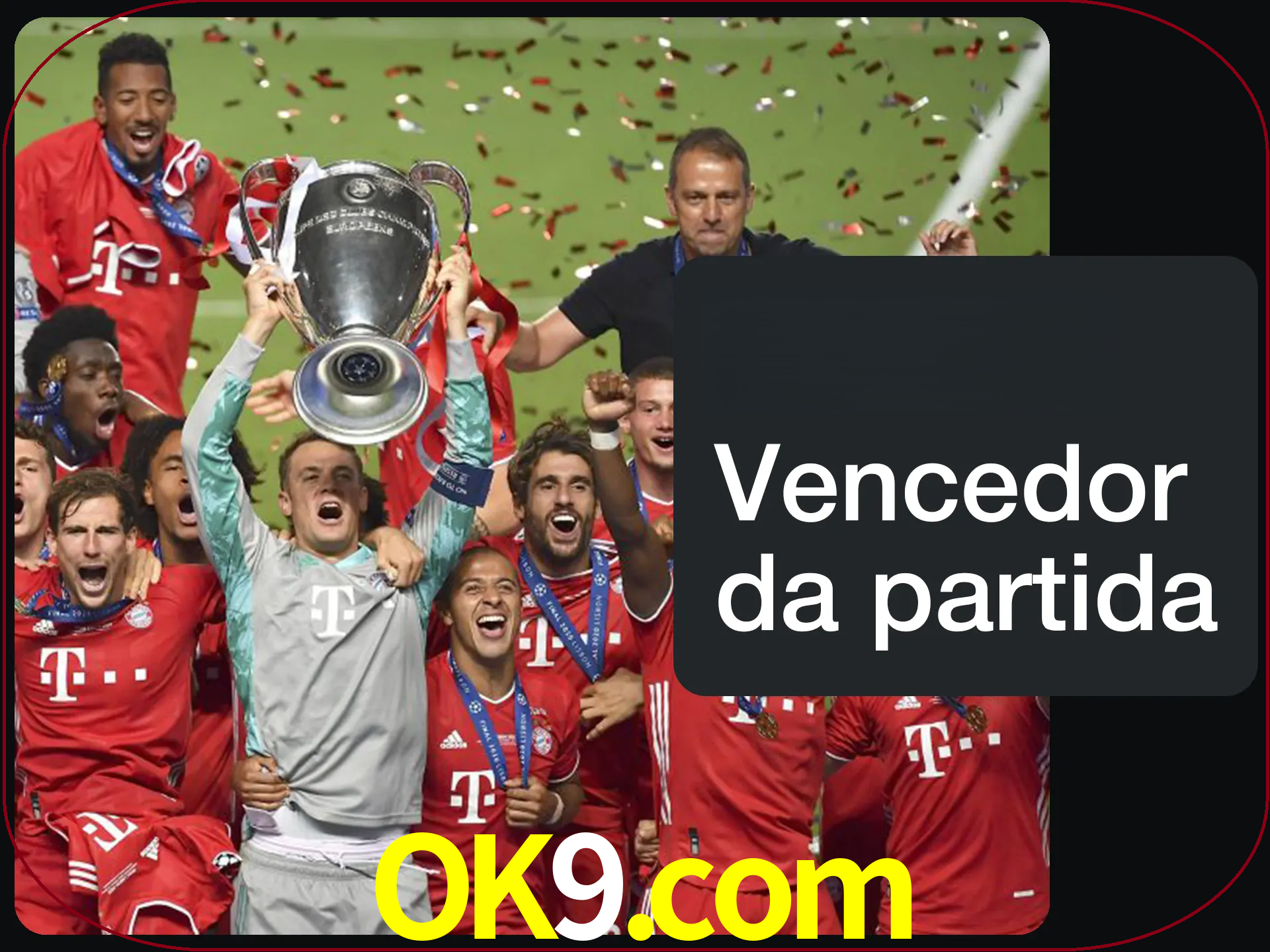 Aposte no vencedor e ganhe uma grande quantia de dinheiro.